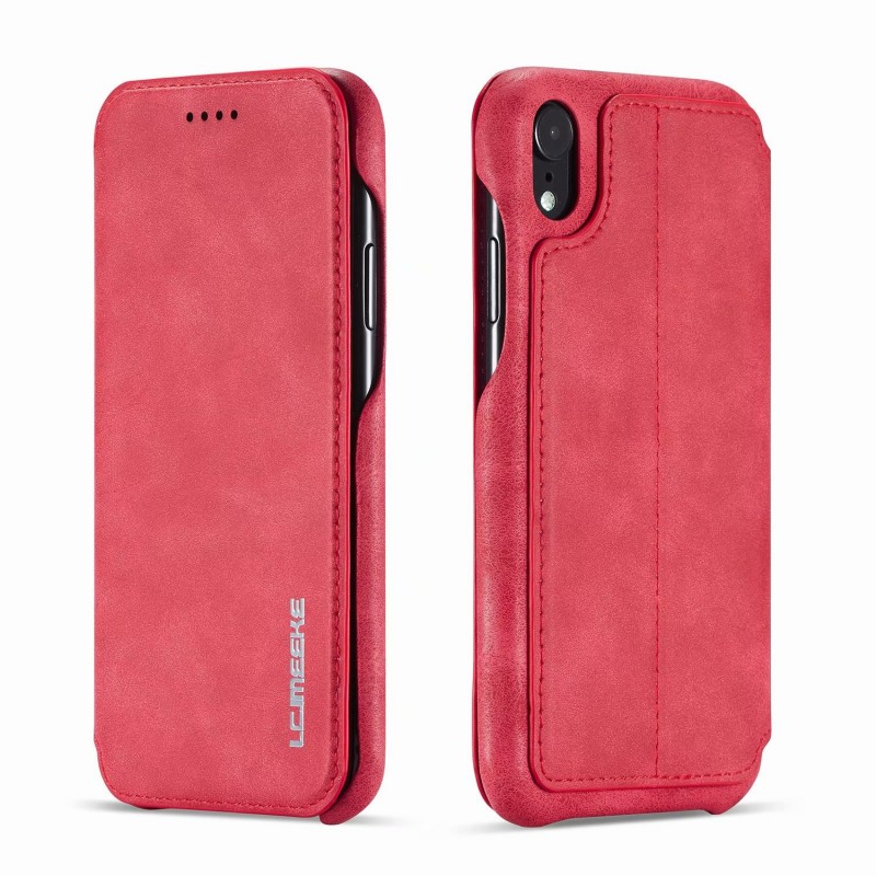 Business Flip Cover Phone Case with Solid Color Design